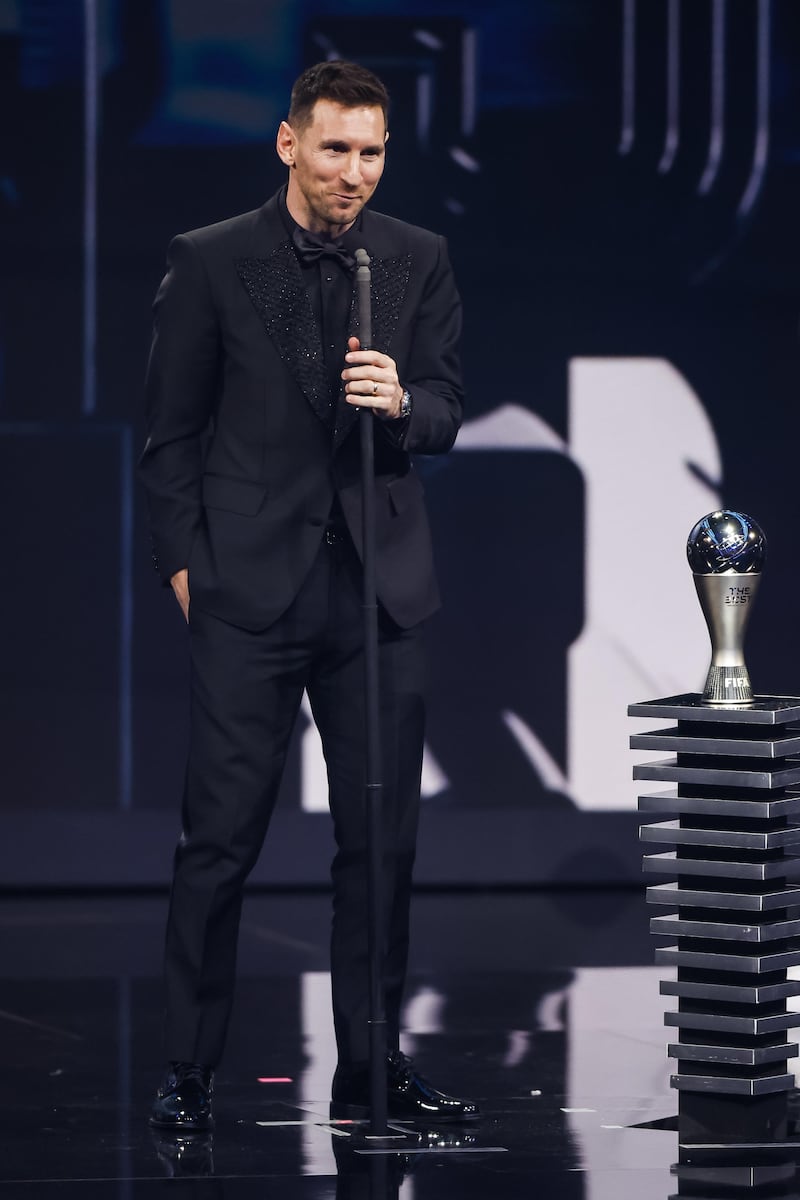Lionel Messi è il miglior giocatore del 2022: i momenti più belli della premiazione 7