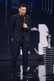 Lionel Messi è il miglior giocatore del 2022: i momenti più belli della premiazione 7