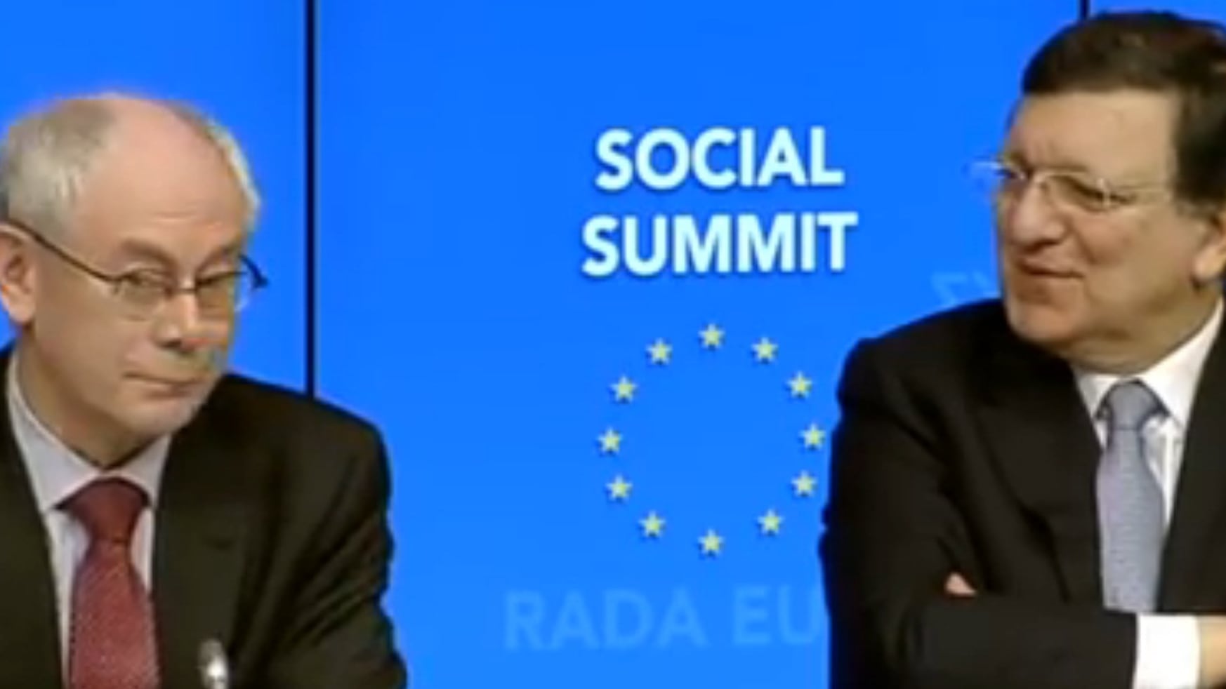 Quei sorrisi di Barroso e Van Rompuy sulle misure del premier Renzi