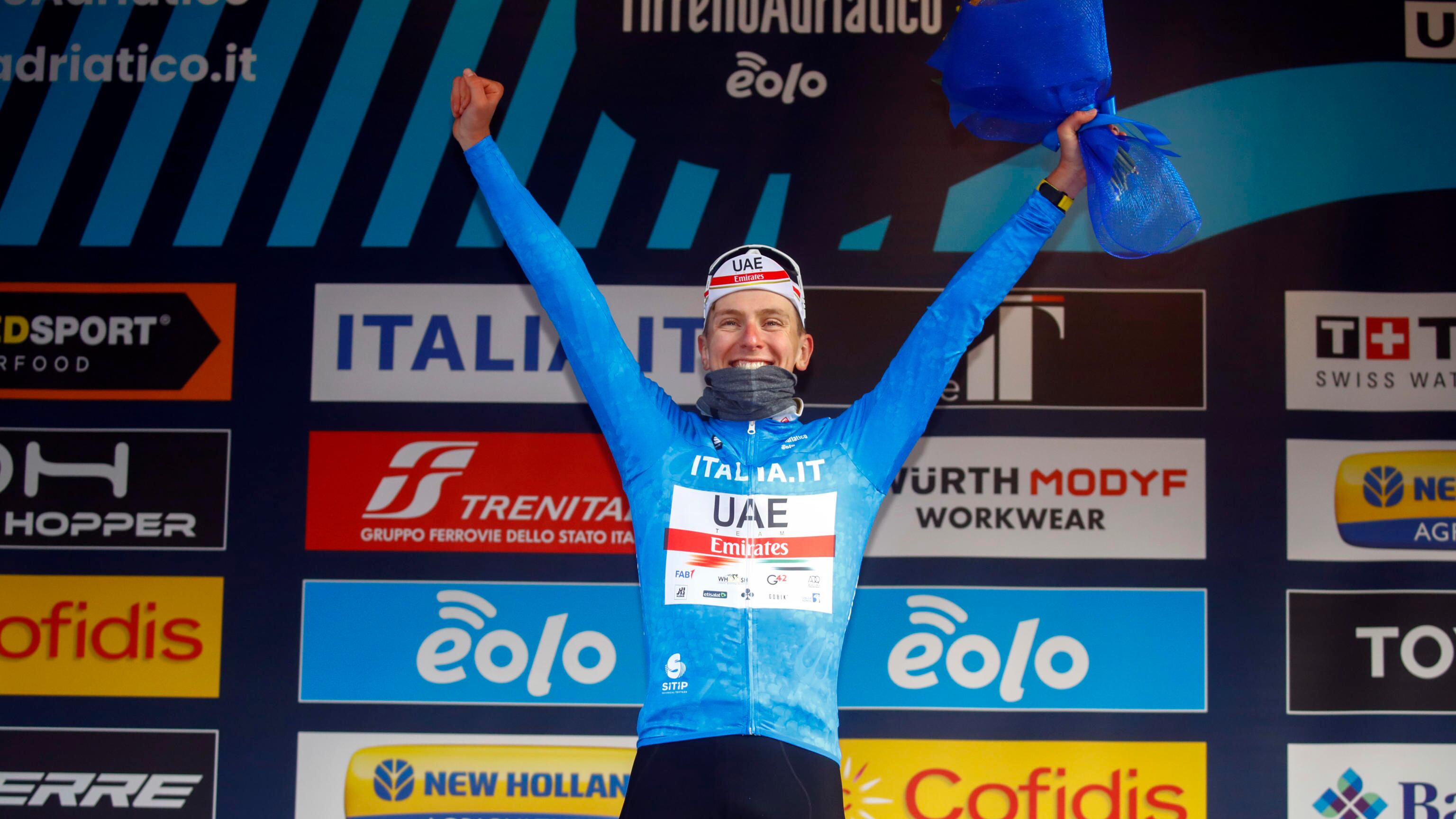 Il cannibale Pogacar si prende la Tirreno