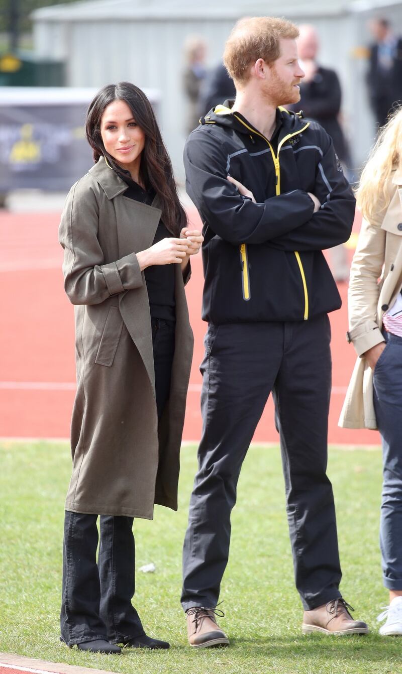 Meghan Markle con il Principe Harry agli Invictus Games 2