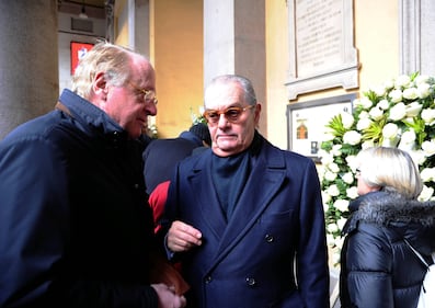 Grande folla al funerale di Moratti 9