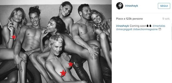 Irina Shayk: audace lato B su Instagram 2