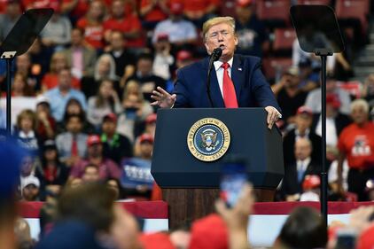 Donald Trump in campagna elettore in Florida 1