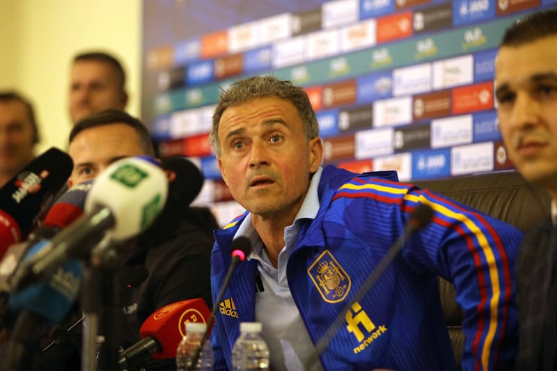 Luis Enrique. ct della Spagna