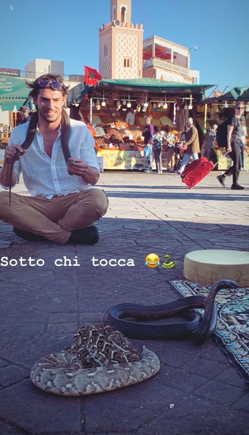 Anniversario a Marrakech per Cecilia Rodriguez e Ignazio Moser 4