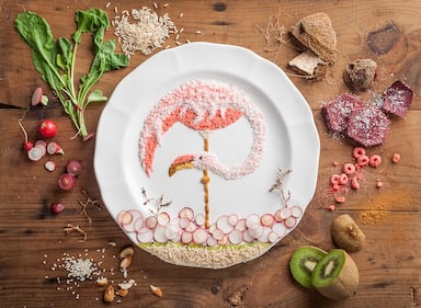 L'arte nel piatto, un omaggio alla natura di Anna Kevile Joyce 2