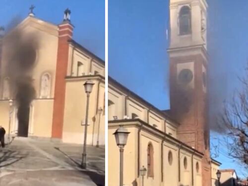 "Attacco vile". Marocchino incendia il presepe in una chiesa. Danni ingenti