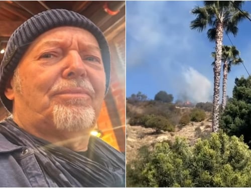 Vasco Rossi a Los Angeles, paura per un incendio vicino alla sua casa
