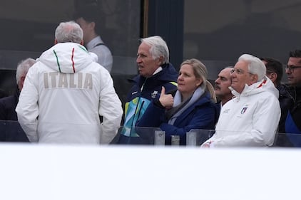 Mattarella assiste al SuperG 8