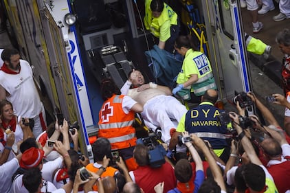 La storica corsa dei tori a Pamplona 7