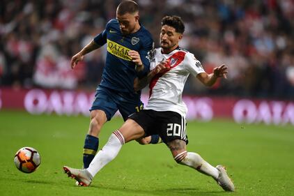 Copa Libertadores, il trionfo del River nel derby contro il Boca. Le immagini del Bernabeu 9