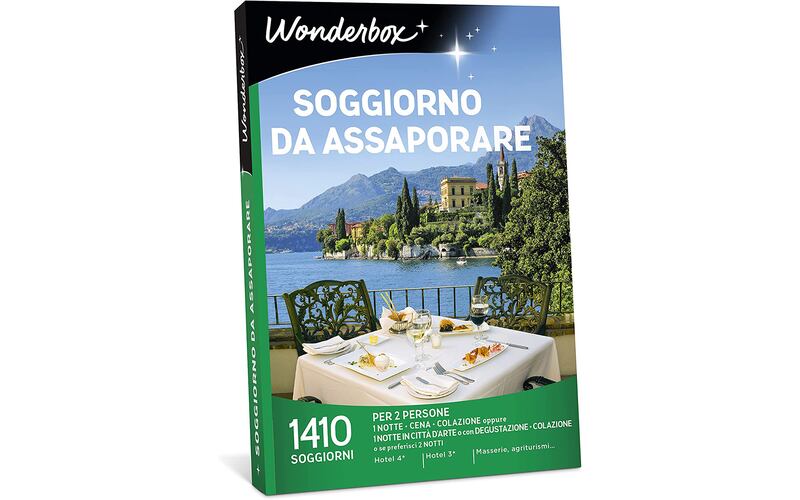 Wonderbox cofanetto regalo “Soggiorno da assaporare”