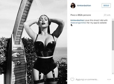 Kim Kardashian nuda su Instagram: foto 18