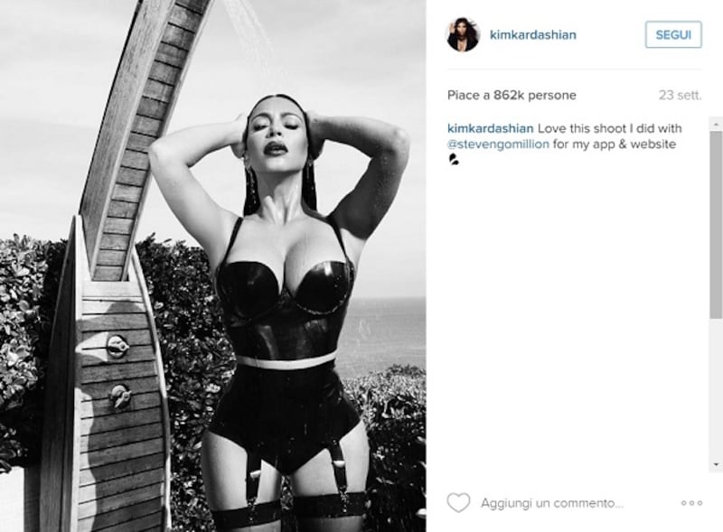 Kim Kardashian nuda su Instagram: foto 18