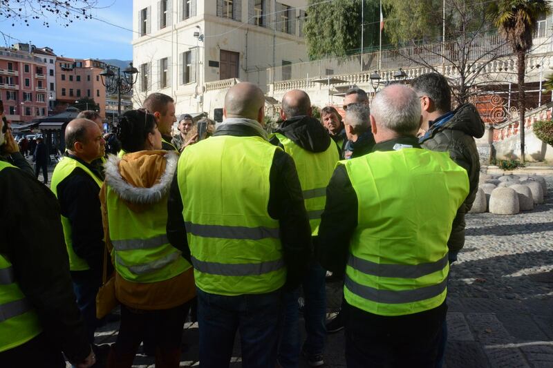 I gilet gialli sbarcano a Sanremo 2