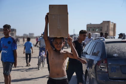 Caos aiuti a Gaza: le immagini della calca 3