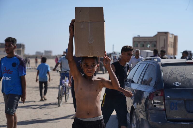 Caos aiuti a Gaza: le immagini della calca 3