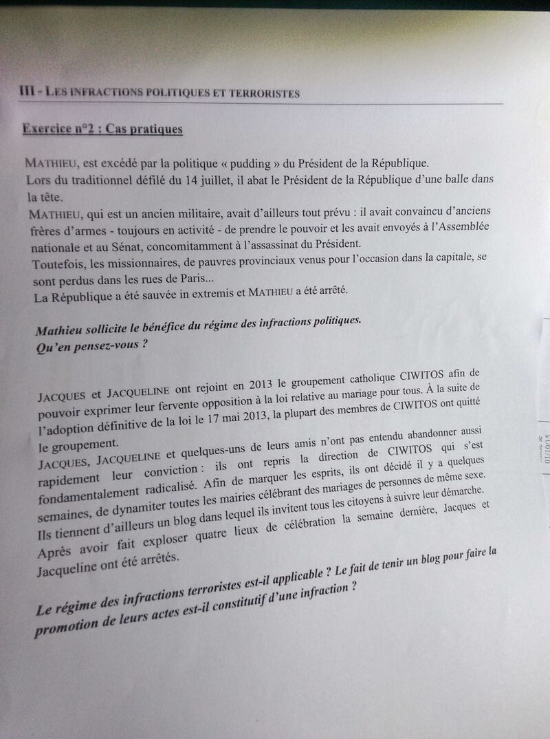 Il test dell'Università di Lorena 2