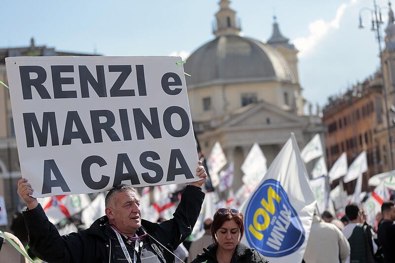 La "discesa" del Carroccio su Roma: la piazza leghista 5