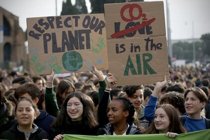 Roma, manifestazione contro i cambiamenti climatici  5