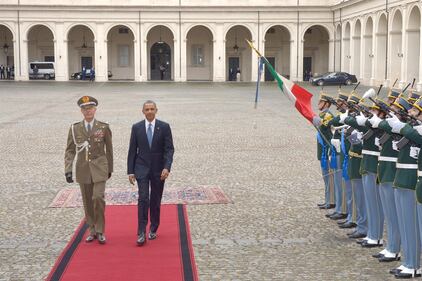 Napolitano riceve Obama al Quirinale 3