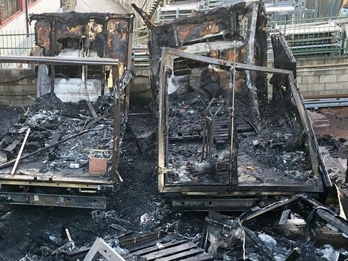 Rogo di 7 camion nell'Imperiese, attentato a ditta di foodservice