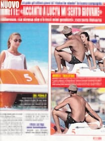 Roberto Farnesi al mare con la fidanzata: baci e carezze hot 6