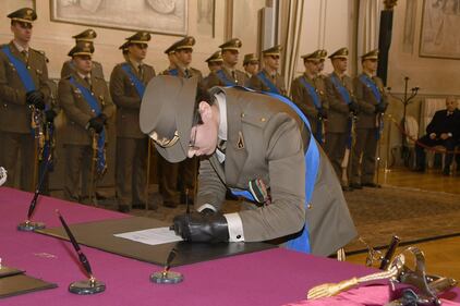 Accademia militare, il giuramento degli ufficiali 204° corso "Volontà"S 5