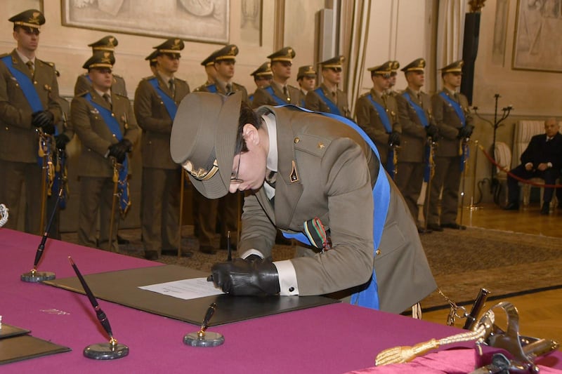 Accademia militare, il giuramento degli ufficiali 204° corso "Volontà"S 5