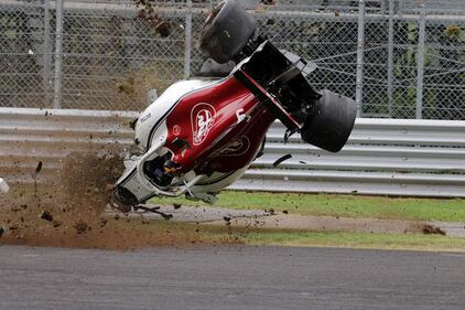 Formula Uno, Monza: la sequenza del terribile incidente di Ericsson 8