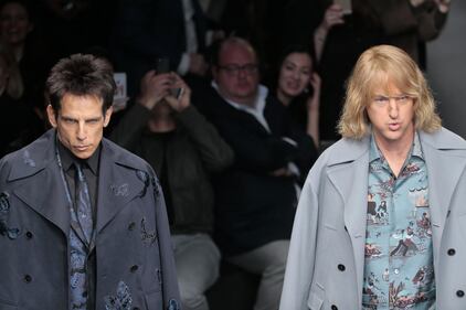 Zoolander sfila sulla passerella di Valentino 3
