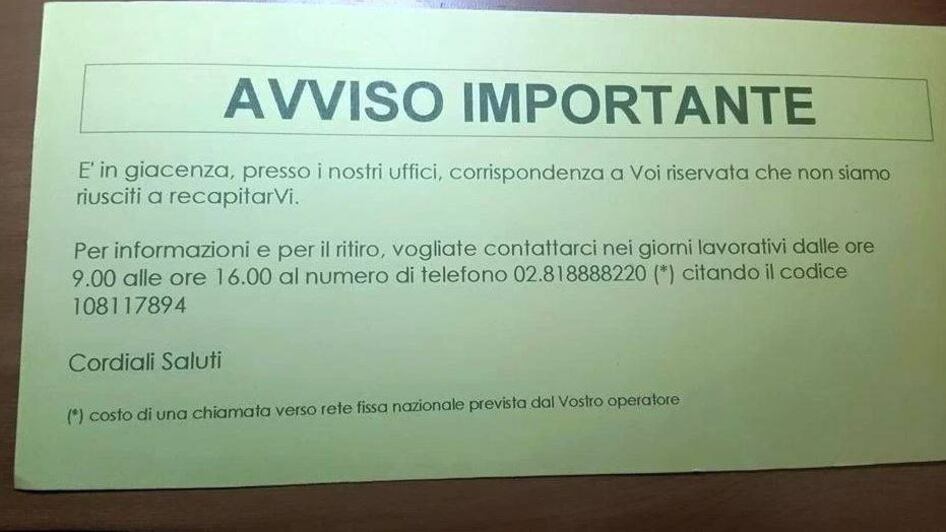 Attenzione alla truffa: non chiamate assolutamente questo numero