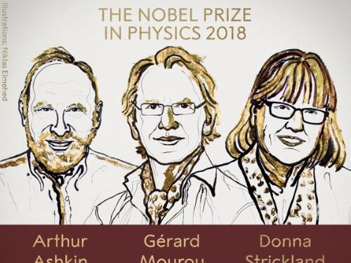 La fisica dei laser premiata con il Nobel