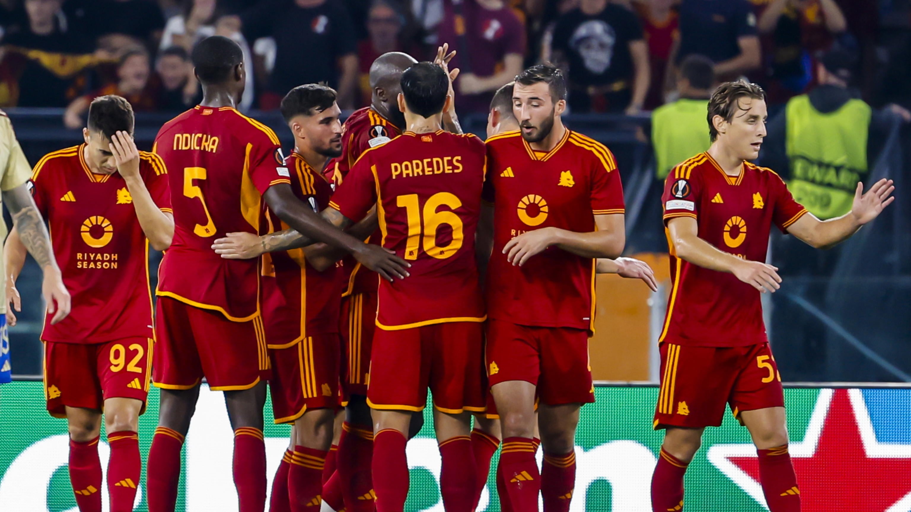 Europa League, la Roma cala il poker contro il Servette: ancora decisivo Lukaku