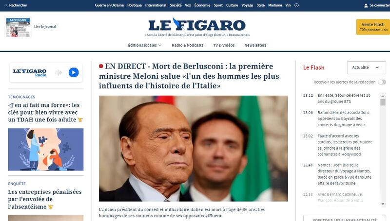 I giornali stranieri ricordano Berlusconi 4