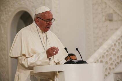 Papa Francesco visita la moschea di Baku 14