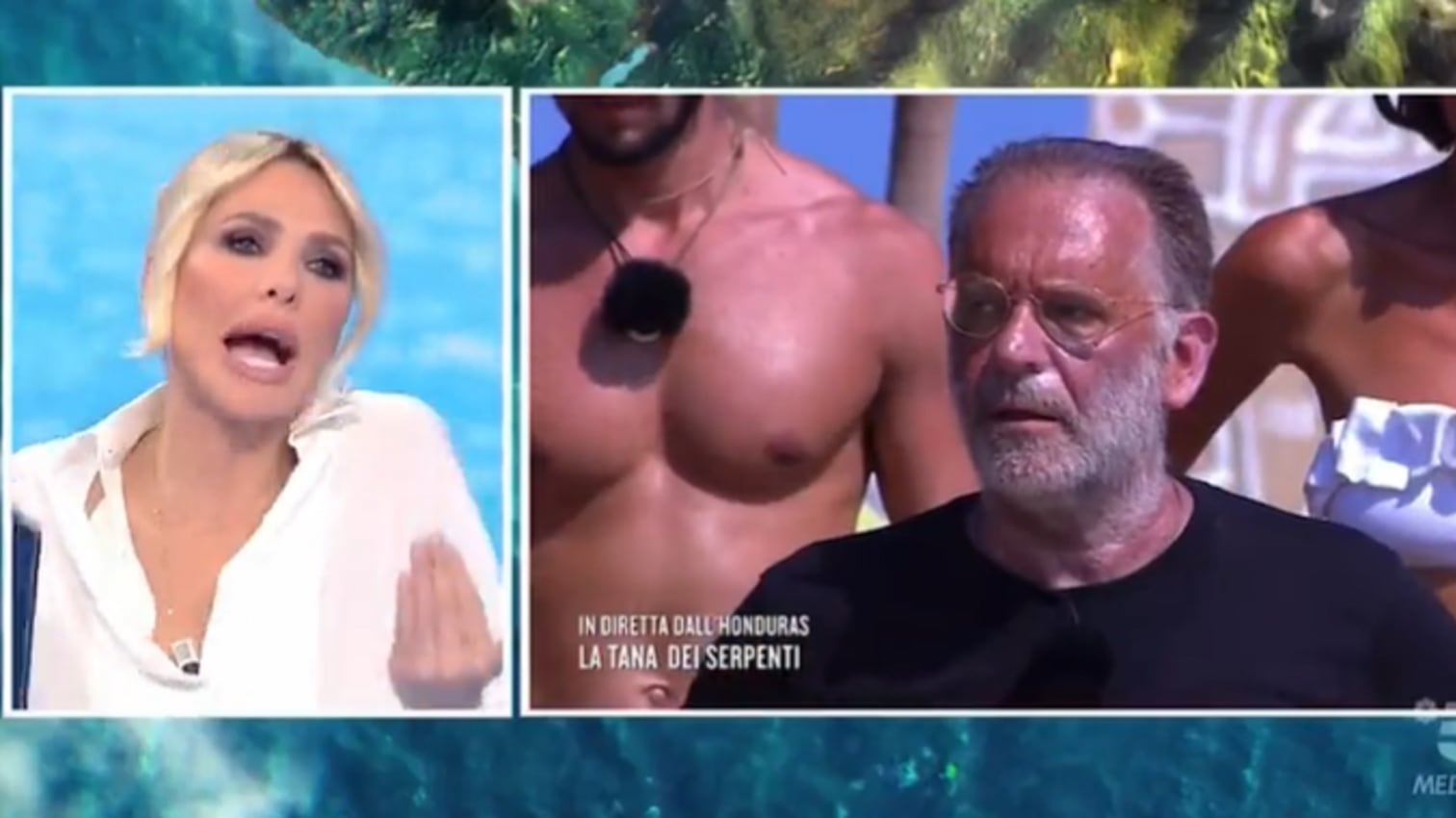 Caos all'Isola dei Famosi, Cecchi Paone perde la testa: "O così o me ne vado". La Blasi lo asfalta