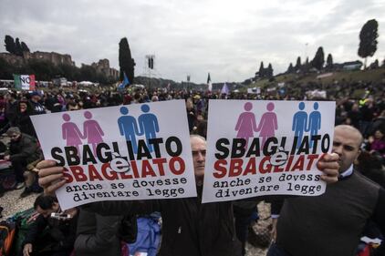 I manifestanti al Family Day 6