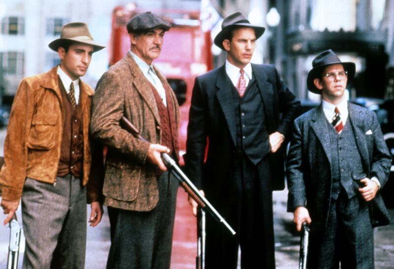 Una scena del film gli intoccabili