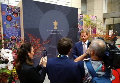 Il Principe Harry al Rugby World Cup  3