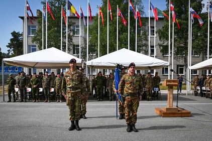 Missione Nato in Lettonia, cambio al comando del Task Group italiano 2