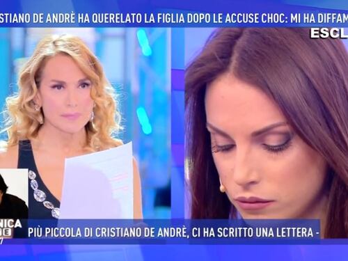 Domenica Live, la lettera della madre di Alice conferma la versione di Francesca De André