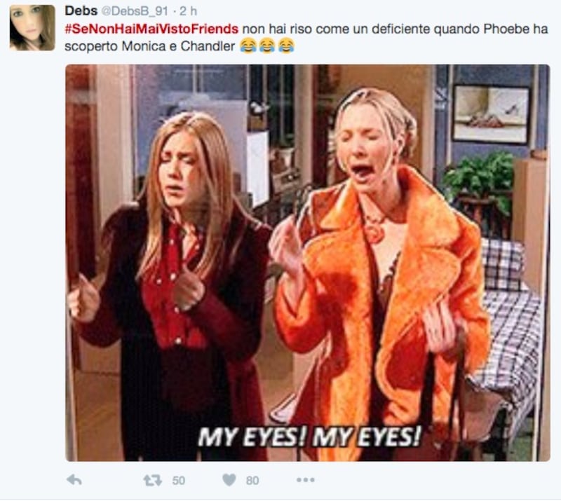 Friends, #SeNonHaiMaiVistoFriends impazza su Twitter 9