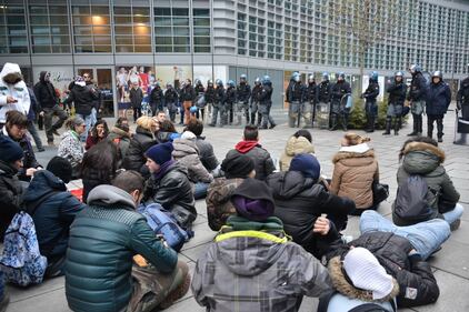 Il movimento dei Forconi in piazza a Milano 4