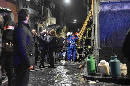 Catania, i soccorsi dopo l'esplosione della palazzina 2
