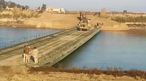 I ponti costruiti dall'esercito iracheno 2
