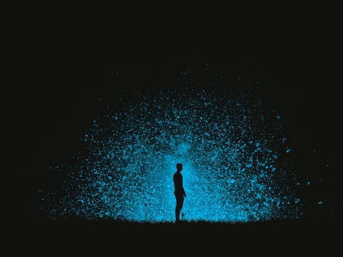 Se il libro è una particella che galleggia nell'infinito