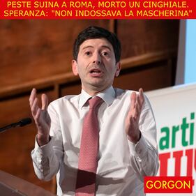 Ecco la satira del giorno. Peste suina a Roma 1