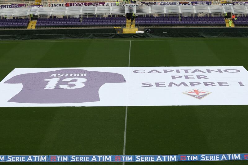 L'omaggio della Fiorentina a Davide Astori 19